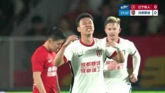 七连胜！蓉城1-0辽宁铁人先赛10分领跑 费利佩绝杀+连场倒钩破门